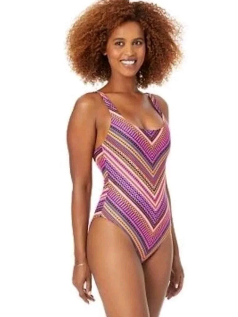 Hurley Women Surf UPF 50+ Zumba Cheeky High Leg One-Piece Swimsuit